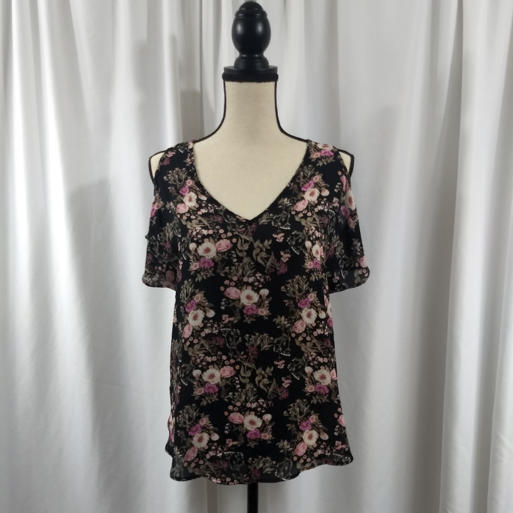 Hippie Rose Pink Floral Short Sleeve Cold